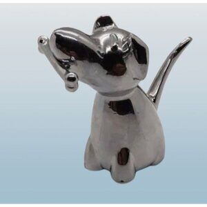 Umbra Zoola DOG with a BONE Holder, Metal Ring Display for Jewelry, Chrome